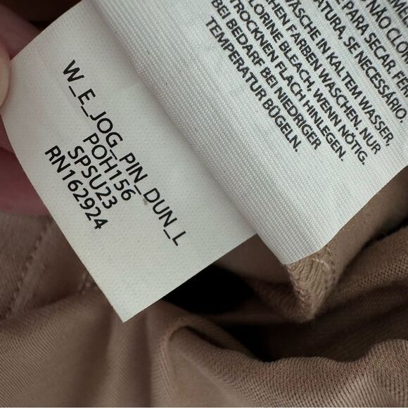 BYLT Premium Basics Women’s Elite+ Pintuck Jogger Color Dune Size Large - Picture 15 of 16